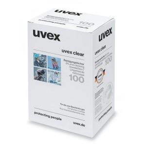 Очищающие салфетки UVEX