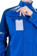 Куртка ТУРБО SAFETY летняя синяя женская (минпромторг)