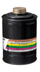 Фильтр комбинированный ДОТ М 1100 марки А2В2Е2К2СО25SXP3 R D