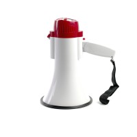 MG-206RUL (white/red) ручной мегафон 15Вт