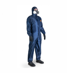 Комбинезон защитный многоразовый JETA Safety JPC75b синий, 100% полиэфир, 55 г/м²